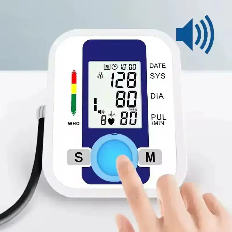 Tensiómetro Digital Con Altavoz + Oxímetro de Pulso