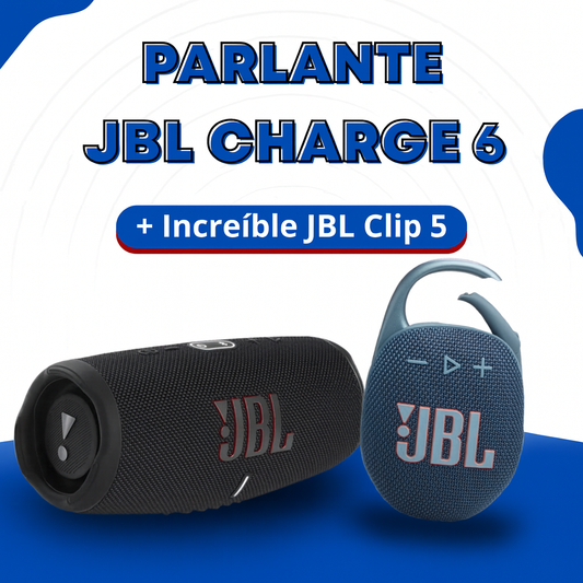 JBL CHARGE 6 - ¡POTENCIA Y SONIDO IMBATIBLES!